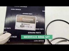 Набор кольца кольца поршеня ME995535 машинных частей экскаватора 6D16T 6D16
