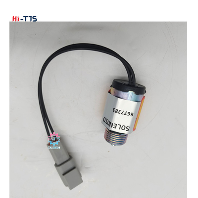 Части двигателя экскаватора 12V 24V Стойка топлива Соленоидный клапан 6677383