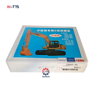 Хорошая цена Экскаватор PC60 PC100 PC200 NBR90° O-Ring Kit 320 штук O-Ring Box онлайн