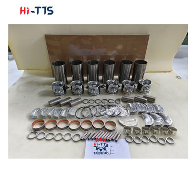 Хорошая цена D6E Набор цилиндровых линеров 0428-5673 2046-0011 2129-1110 Набор для реконструкции двигателя для деталей дизельных двигателей онлайн