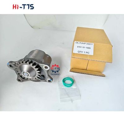Хорошая цена Hi-TTS Excavator Engine Oil Pump Parts 6D155 6136-52-1100 6136-52-1210 6151-51-1005 6128-52-1013 Construction Machinery онлайн