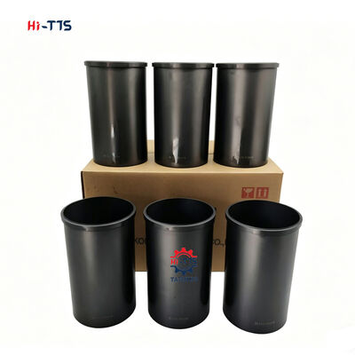 Хорошая цена Гильза дизельного двигателя экскаватора 6D16T D6BR 21131-93000 2113193000 для деталей двигателя D6BR гильза 118 мм онлайн