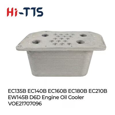 Хорошая цена Масляный радиатор двигателя Engien D6D VOE21707096 21707096 для экскаватора EC135B EC140B EC160B EC180B EC210B онлайн