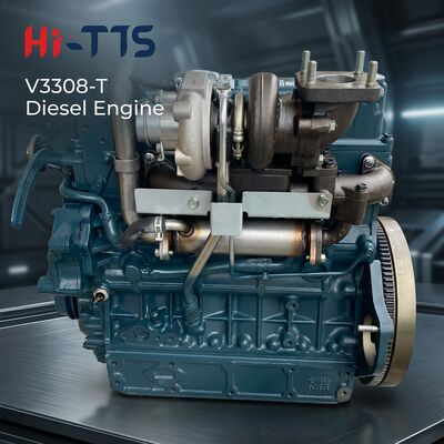 Хорошая цена Дизельный двигатель Kubota V3800-DI-T-ET18 в сборе, номинальная мощность 66,1 кВт при 2400 об/мин, этап GB 20891-2014, заводская конкурентоспособная цена онлайн