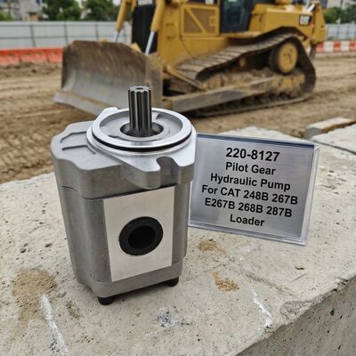 CAT Pilot Hydraulic Gear Pump 220-8127 2208127 Для погрузчиков с подвижным рулем 248B 267B E267B 268B 287B Запчасти